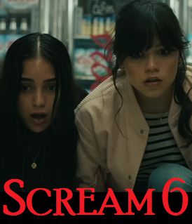 This is an image of Melissa Barrera from Scream 6 2023 Movie with text that reads Scream 6 2023 Movie
