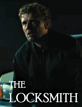 This is a picture of Ryan Phillippe with the words The Locksmith