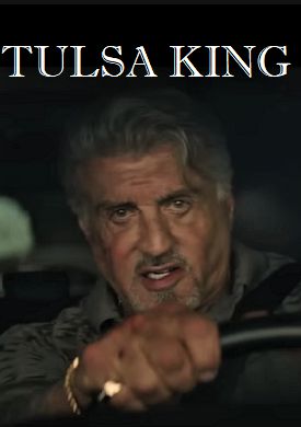 This is an image of Sylvester Stallone with text that reads Tulsa King